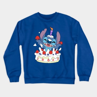 Happy Birthday Stitch Crewneck Sweatshirt